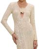 PatBO Women's Iara Crochet Plunge Maxi Dress - 7
