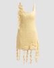 PatBO Women's Iara Sequin Crochet Mini Dress - 1