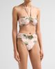 PatBO Women's Lotus Bandeau-Style Bikini Top - 4