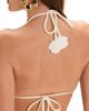PatBO Women's Sunstone Flower Appliqué Bikini Top - 4