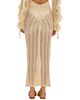 PatBO Women's Wave Mesh Maxi Skirt - 5