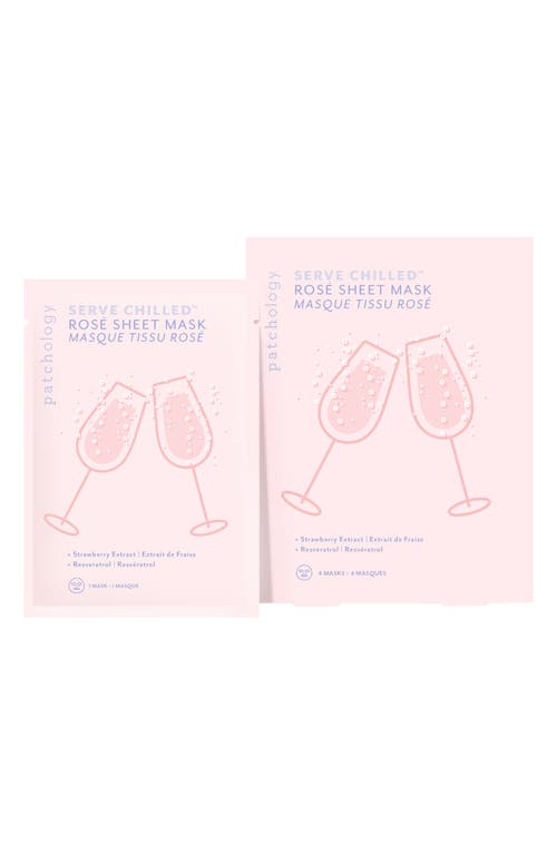 Patchology Patchology 4-Pack Serve Chilled Rosé All Day Sheet Mask 