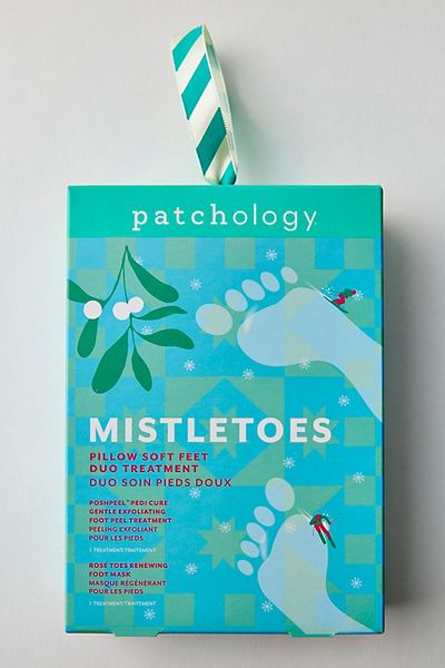 Patchology Patchology Mistletoes Pillow Soft Feet Duo Treatment Gift Set in Blue at Urban Outfitters