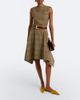Patou Patou Asymmetric Prince of Wales midi dress - 2
