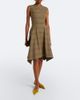 Patou Patou Asymmetric Prince of Wales midi dress - 5