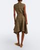 Patou Patou Asymmetric Prince of Wales midi dress - 6
