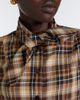 Patou Patou Bow-detail checked cotton shirt - 3