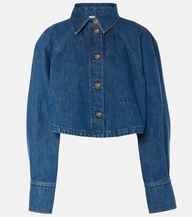Patou Patou Cropped denim shirt