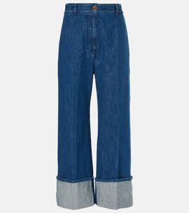 Patou Patou Cropped wide-leg jeans