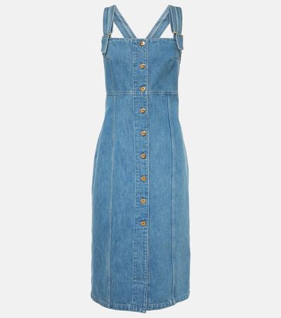 Patou Patou Denim midi dress