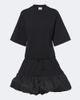 Patou Patou Faille-trimmed cotton minidress - 1