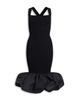Patou Patou Long Mixed Media Faille Knit Dress - 6