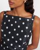 Patou Patou Polka-dot faille minidress - 4