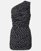 Patou Patou Polka-dot one-shoulder minidress - 1