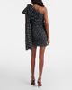 Patou Patou Polka-dot one-shoulder minidress - 3