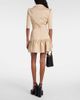 Patou Patou Ruffled cotton gabardine miniskirt - 3