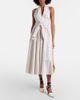 Patou Patou Striped halterneck cotton midi dress - 2