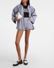 Patou Patou Striped high-rise denim shorts - 2