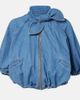 Patou Patou Tie-neck denim jacket - 1
