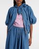 Patou Patou Tie-neck denim jacket - 2
