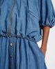 Patou Patou Tie-neck denim jacket - 4