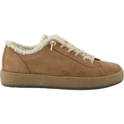 Paul Green Paul Green Fletcher Leather & Faux Shearling Sneaker