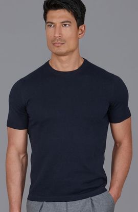 Paul James Paul James 100% Ultra Fine Cotton Knitted T-shirt