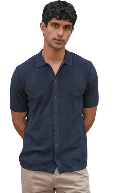Paul James Paul James Cotton Linen Patterned Shirt