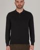 Paul James Paul James Cotton Long Sleeve Knitted Polo Shirt - 1