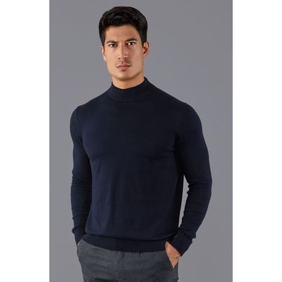 Paul James Paul James Cotton Mock Turtle Neck Sweater