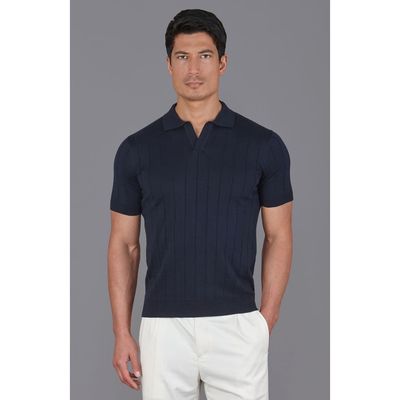 Paul James Paul James Cotton Selection Buttonless Polo Shirt