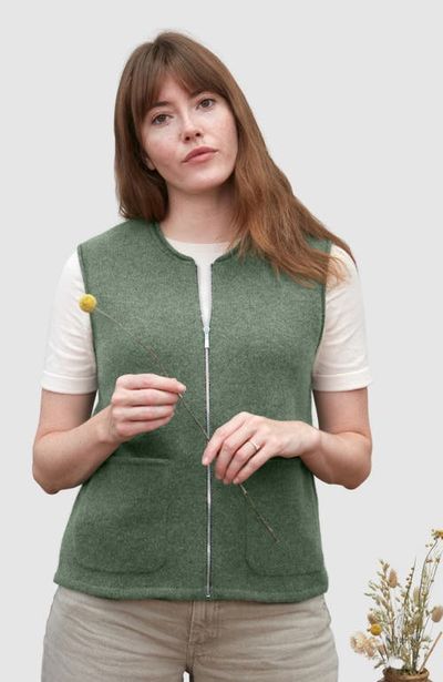 Paul James Paul James Lambswool Zip Neck Knitted Gilet