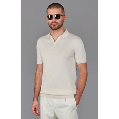Paul James Paul James Ultra Fine Cotton Buttonless Polo Shirt