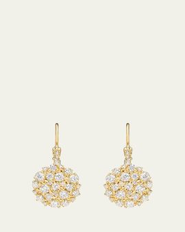 Paul Morelli 18K Yellow Gold Diamond Confetti Wire Earrings