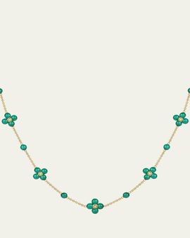 Paul Morelli 18K Yellow Gold Malachite Sequence Necklace, 32"L