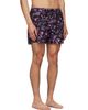 Paul Smith Paul Smith Black & Pink 'Travel Stories' Swim Shorts - 2
