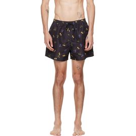 Paul Smith Paul Smith Black 'Cherries' Swim Shorts