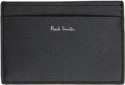 Paul Smith Paul Smith Black Leather Card Holder