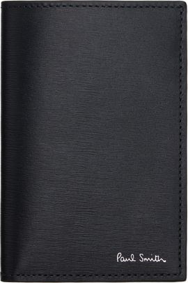 Paul Smith Paul Smith Black Leather Credit Card Wallet