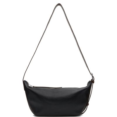 Paul Smith Paul Smith Black Leather Sling Crossbody Bag