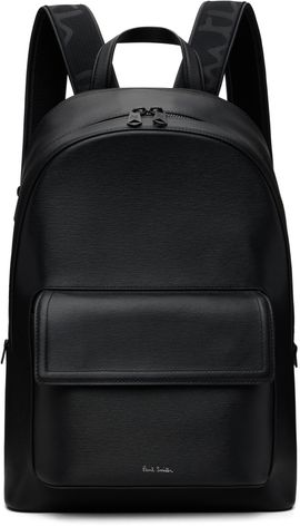Paul Smith Paul Smith Black Logo Stamp Backpack