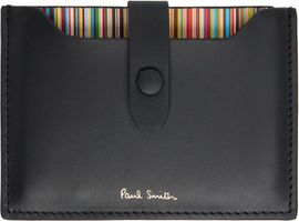 Paul Smith Paul Smith Black Logo Stamp Card Holder