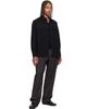 Paul Smith Paul Smith Black Oversized Viscose-Wool Shirt - 4