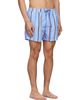 Paul Smith Paul Smith Blue 'Painted Stripe' Swim Shorts - 2