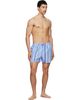 Paul Smith Paul Smith Blue 'Painted Stripe' Swim Shorts - 4