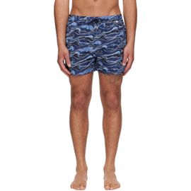 Paul Smith Paul Smith Blue Waves Swim Shorts