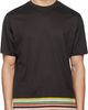 Paul Smith Paul Smith Brown Boarder 'Signature Stripe' T-shirt - 1