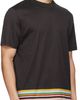 Paul Smith Paul Smith Brown Boarder 'Signature Stripe' T-shirt - 2