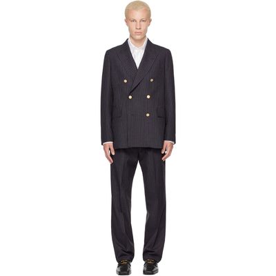 Paul Smith Paul Smith Brown Double-Breasted Suit