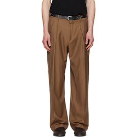 Paul Smith Paul Smith Brown Pleated Wool Trousers